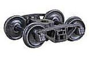 A.S.F. Ride Control 50-Ton Self-Centering HGC Trucks w/Code 88 33" Smooth-Back RP-25 Wheels 1 Pair - 1562 : HO