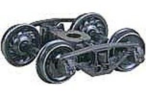 National Type B-1 50-Ton Self-Centering HGC Trucks w/Code 88 33" Ribbed-Back RP-25 Wheels 1 Pair - 1567 : HO