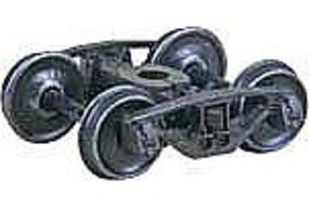 National Type B-1 50-Ton Self-Centering HGC Trucks w/Code 88 33" Smooth-Back RP-25 Wheels 1 Pair - 1568 : HO
