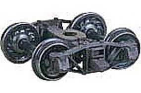 Arch Bar Self-Centering HGC Leaf-Spring Caboose Trucks w/Code 88 33" Ribbed-Back RP-25 Wheels - 1583 : HO