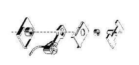 #21 HO Scale 20-Series Plastic Couplers with Gearboxes - Long (25/64") Underset Shank - 21 : HO