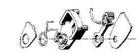 #31 HO Scale 30-Series Plastic Couplers with Gearboxes - Long (25/64") Underset Shank - 31 : HO