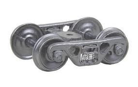 A.S.F. 100-Ton Roller Bearing Fully Sprung Metal Trucks wCode 110 36" Smooth-Back RP-25 Wheels - 513 : HO