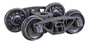 A.S.F. Ride Control 50-Ton Self-Centering HGC Trucks w/Code 110 33" Ribbed-Back RP-25 Wheels 1 Pair - 563 : HO