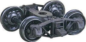 Arch Bar Self-Centering HGC Leaf-Spring Caboose Trucks w/Code 110 33" Ribbed-Back RP-25 Wheels - 583 : HO