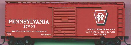 40' PS-1 Boxcar Pennsylvania Railroad #47019 - 34212 : HO