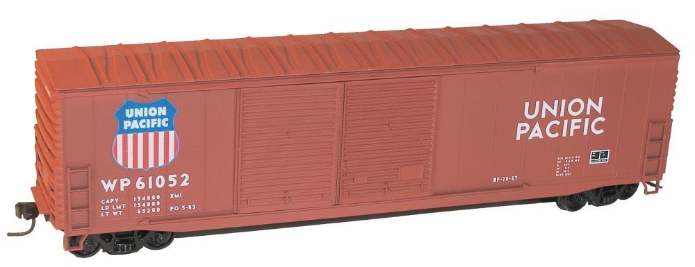 50' Welded-Side Double Door Boxcar Union Pacific UP 61052 Kit - 5916 : HO