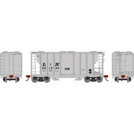 PS-2 2600cf 2-Bay Covered Hopper Louisville & Nashville -63787 : HO