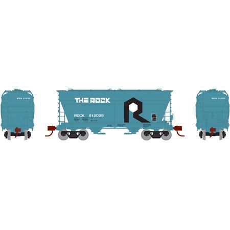 ACF 2970 2-Bay Hopper Rock Island-12499 : N