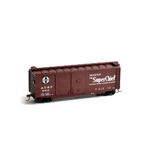 40' Double Door Box Santa Fe ATSF 6513 - 14725 : HO