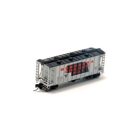 GATC 2600 Airslide Covered Hopper Nebraska Consolidated Mills GACX 42401 - 23094 : N