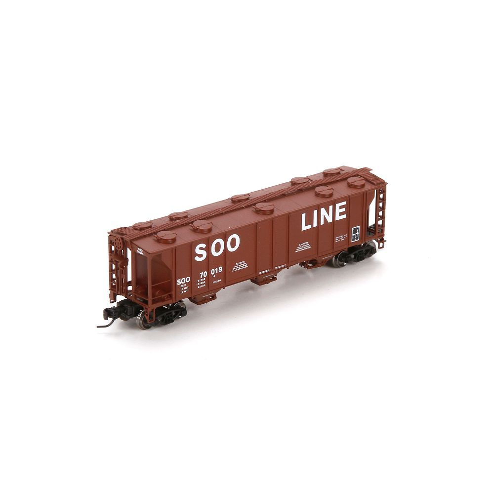 PS-2 2893 2-Bay Covered Hopper SOO Line-23855 : N