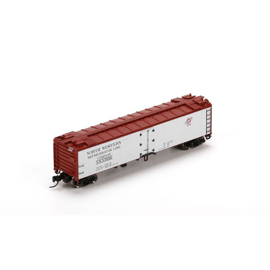 50 FT Ice Reefer Refrigerator Car Chicago & North Western NWX 50022  -23971 : N
