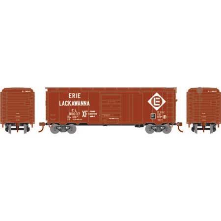 40' Superior Door Boxcar Erie Lackawanna EL 8037 - 7624 : HO
