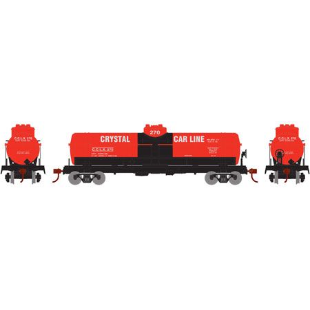 40 Ft Single Dome Tank Car Crystal Car Line-76678 : HO