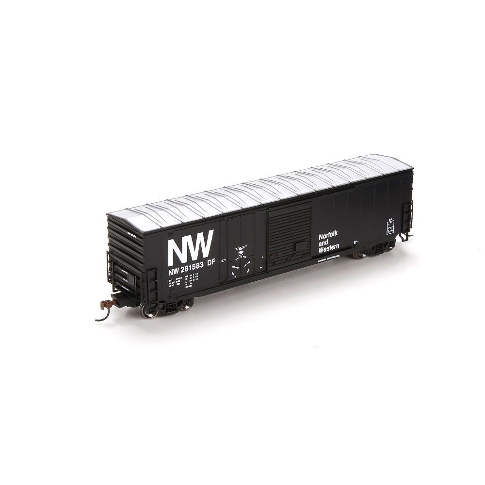 50' ACF Combination Door Boxcar Norfolk & Western NW 281583 - 89520 : HO