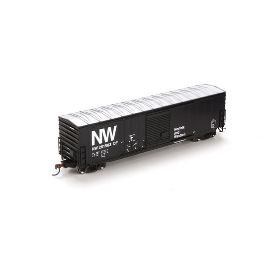 50' ACF Combination Door Boxcar Norfolk & Western NW 281583 - 89520 : HO