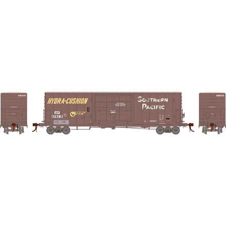 50 Ft PC&F Smooth Side Boxcar w/14' Plug Door Southern Pacific SP 699616 Weathered - G26830 : HO