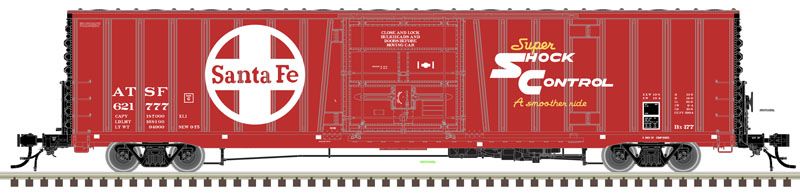 60' BX166 Boxcar ATSF #621365 - 20004951 : HO