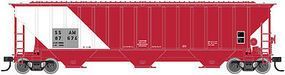 Thrall 4750 3-Bay Covered Hopper Sault St. Marie Bridge Co. 387689-50001143 : N