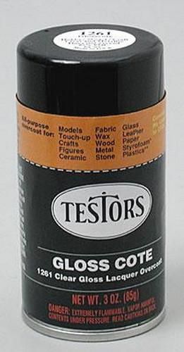 Glosscote Clear Finish - 3 oz Spray - 1261T
