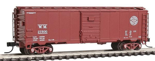 1932 ARA 40 FT Steel Boxcar Western Maryland WM 27500 - 50000531 : N