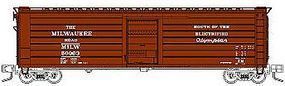 50' Single-Door Rib-Side Boxcar Milwaukee Road MILW 50116 - 90414 : N