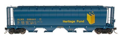 59 FT 4-Bay Cylindrical Covered Hopper Alberta Heritage ALNX-45103 : HO