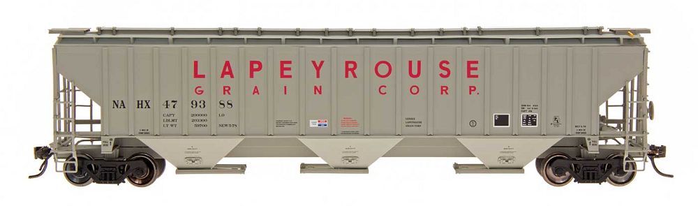 4750CF Rib-Sided 3-Bay Covered Hopper Lapey Rouse Grain Corp-65293 : N