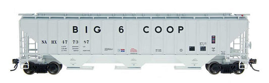 4750CF Rib-Sided 3-Bay Covered Hopper Big 6 Coop-65295 : N