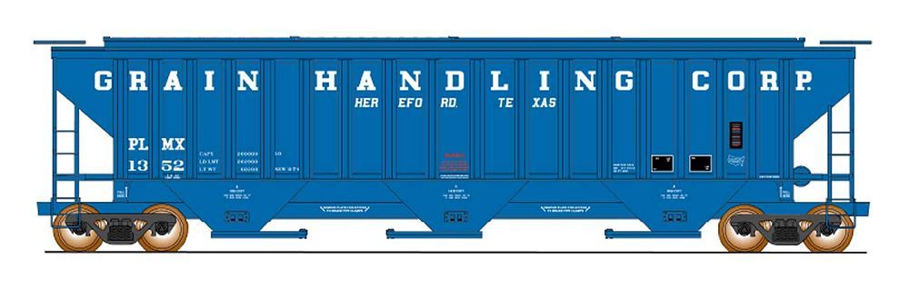 4750CF Rib-Sided 3-Bay Covered Hopper Grain Handling Corp-653106 : N