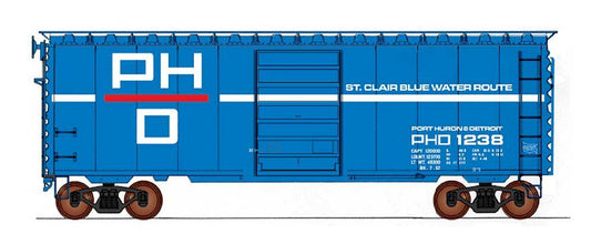 40' PS-1 Boxcar Port Huron & Detroit PH&D Multiple Numbers - 45426 : HO
