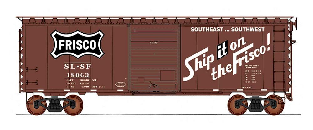 40 ' PS-1 Boxcar Frisco SL-SF - 45465 : HO