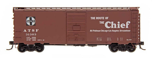 40' PS-1 Boxcar Santa Fe BX57 - Chief - 45403 : HO