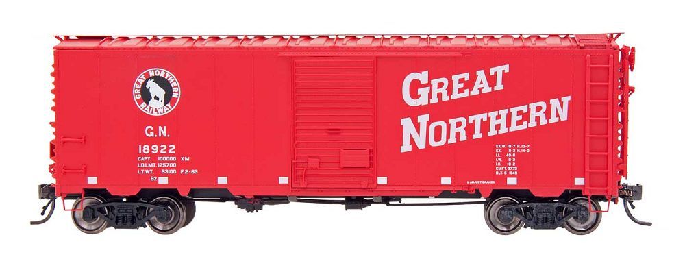 40 FT 12 Panel Boxcar Great Northern - 46002 : HO