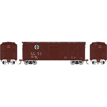40' Single Sheathed Boxcar Santa Fe ATSF 124780 - 85713 : HO