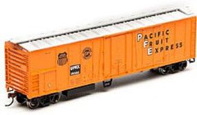50' Exterior Post Mechanical Reefer Union Pacific UP 351582 - 87870 : HO