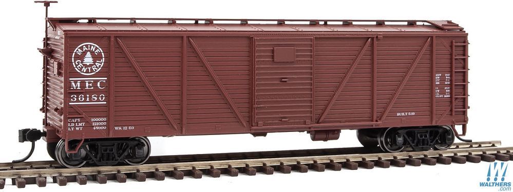 40' Single-Sheathed Boxcar with Murphy Ends Maine Central MEC 36180 - 40555 : HO