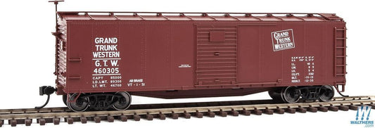 40' Rebuilt Steel Boxcar Grand Trunk Western GTW 460305  - 40813 : HO