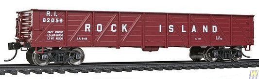 40' 50-ton Drop Bottom Gondola Rock Island RI #82058-5661 : HO