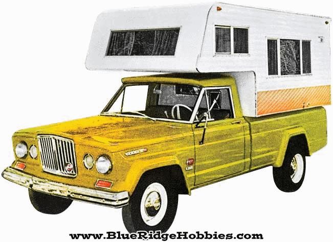 Jeep Gladiator Camper, Yellow - 19831 : HO