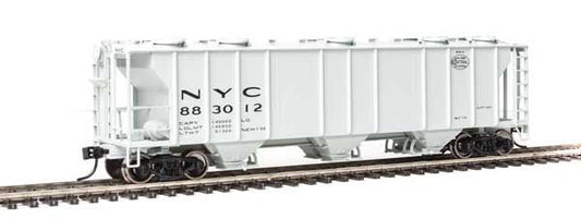 50' Pullman-Standard PS-2 2893 3-Bay Covered Hopper New York Central NYC 883012 - 7025 : HO