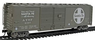 50' AAR Double-door Express Boxcar Santa Fe ATSF #4167 - 101662 : HO