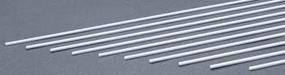 .060" X .080" Opaque White polystyrene Strip -14" Long - 154