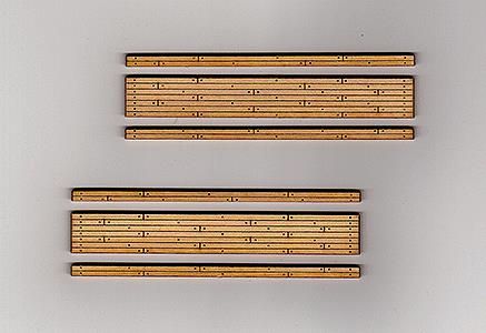 Wood Grade Crossing, Two Lane Straight, 2-Pack - 165 : HO