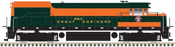 GE U25B Great Northern GN 2515 DCC Ready - 40004765 N Scale