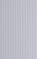 .100" Opaque White Polystyrene V-Groove Siding Sheet - 4100