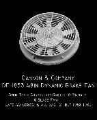 Thinwall EMD 48 Inch Dynamic Brake Fans - DF1853 : HO