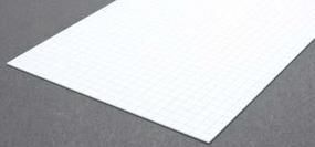 1/4" x 1/4" Opaque White Polystyrene Sidewalk Sheet - 4516