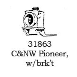 CNW Pioneer Headlight w/Bracket - 31863 : HO